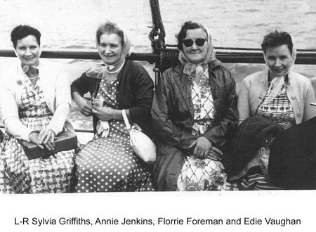 Edie Vaughan Florrie Foreman Annie Jenkins Sylvia Griffiths