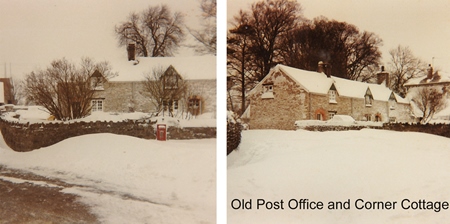 Old Post office and corner cottage 1963 002