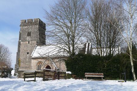 0902 St Hilary church in snow