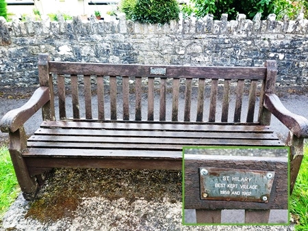 BKV plaque on bench