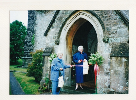 Flower Festival front porch