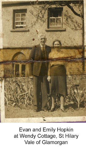 Evan and Emily Hopin Wendy Cottage St Hilary Vale of Glamorgan