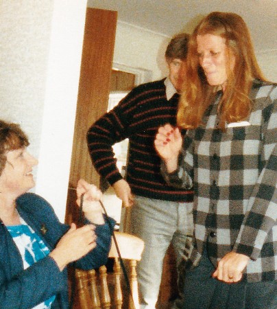 Pat Graham and Rae Claire christening