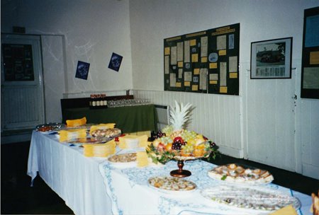 Book launch buffet