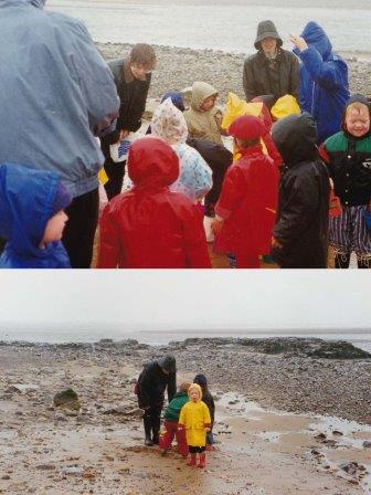 southerdown beach in the rain summer 1991